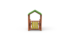 Babaház, OXO játékkal, paddal és pulttal - Játszótér, Dusa-Wood, 4. kép